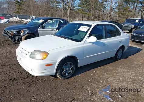 2005 Hyundai Accent Gls из США, поврежденный, VIN KMHCG45C55U576021